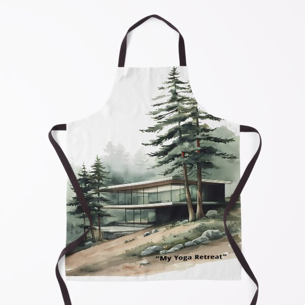 Item preview, My Yoga Retreat - Modern Forest Sanctuary Watercolor designed and sold by Modern Nest Art.