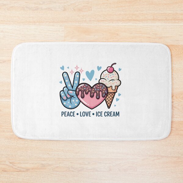 Item preview, Peace Love and Ice Cream designed and sold by jkrphoto.
