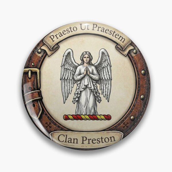 Item preview, Clan Preston Crest designed and sold by BagTown Clans.