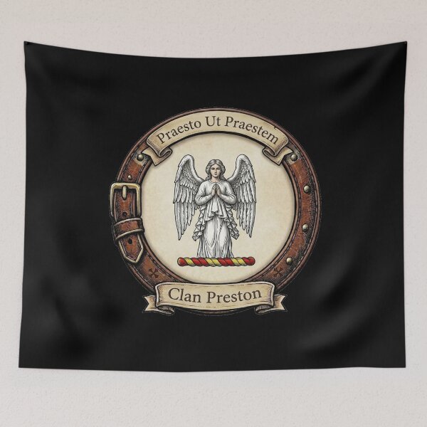 Item preview, Clan Preston Crest designed and sold by BagTown Clans.