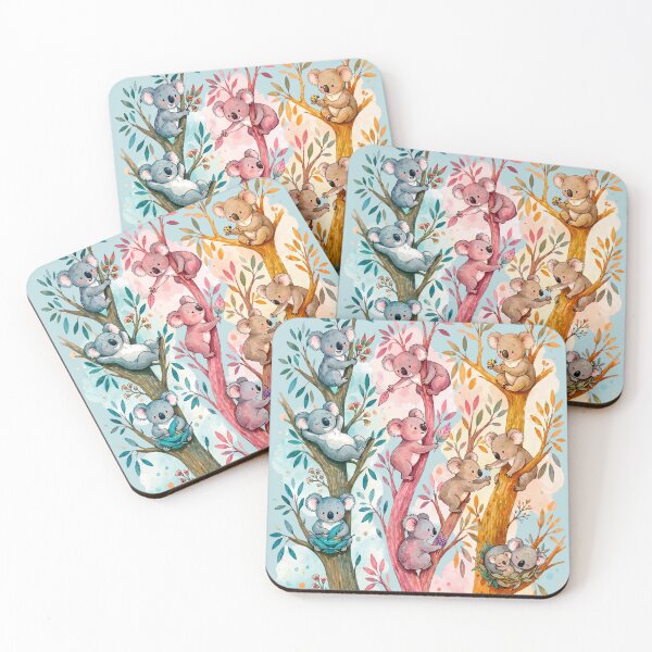 Item preview, Watercolor Koala Wonderland: A Gentle Eucalyptus Adventure designed and sold by Tiny-roar-studio.