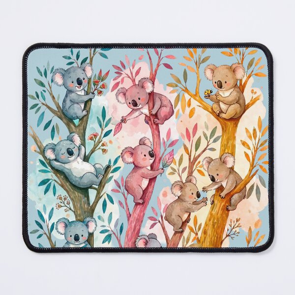Item preview, Watercolor Koala Wonderland: A Gentle Eucalyptus Adventure designed and sold by Tiny-roar-studio.