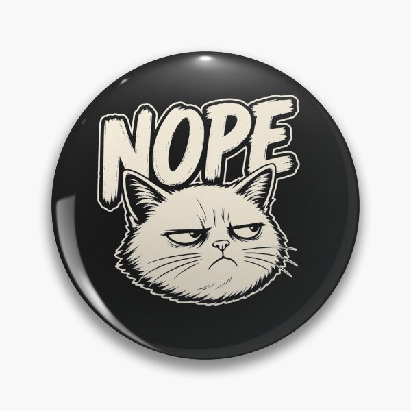 Item preview, Nope Cat Attitude Design designed and sold by AdicretorDesign.