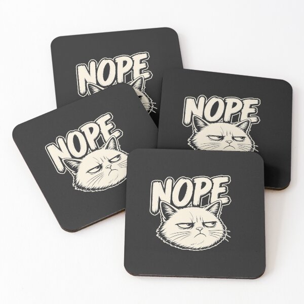 Item preview, Nope Cat Attitude Design designed and sold by AdicretorDesign.