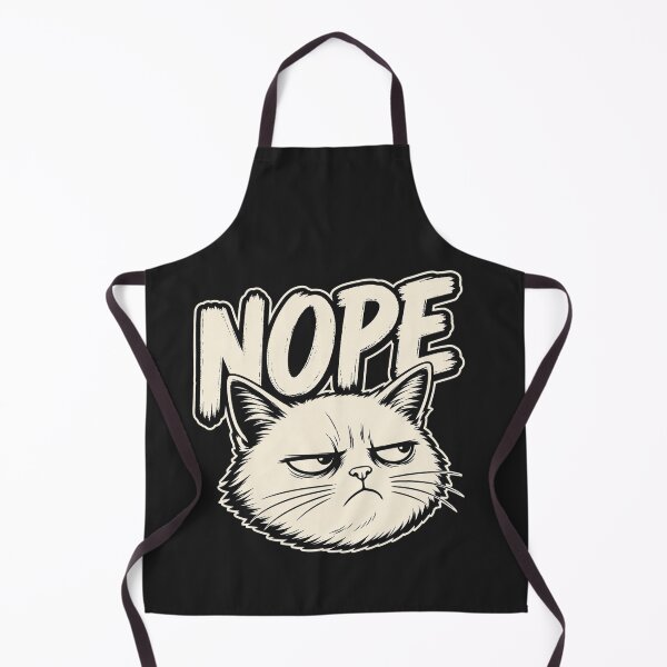 Item preview, Nope Cat Attitude Design designed and sold by AdicretorDesign.