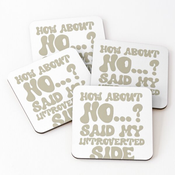 Item preview, How About No Introverted Side – Funny Introvert Quote Retro Design designed and sold by Aedition.