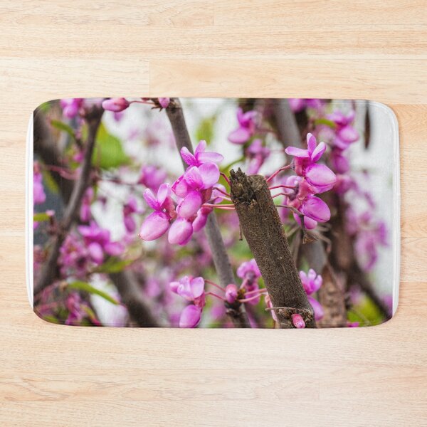 Item preview, Pink Redbud Blossoms On Tree Branch Close-Up Spring Flowers And Delicate Garden Blooms designed and sold by Nmallia.