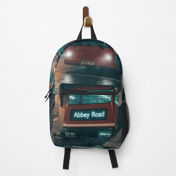 Item preview, Rainy London Bus Scene, Night City Art designed and sold by The Digital Compass.