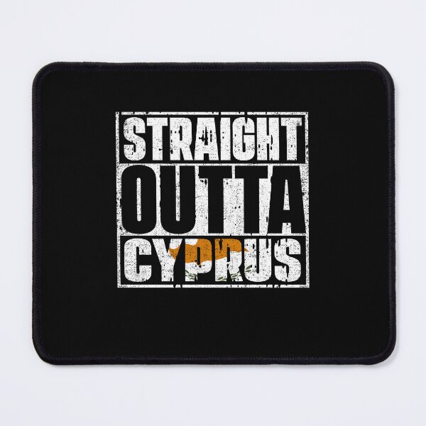 Item preview, Straight Outta Cyprus Flag designed and sold by CosmoKitsch.