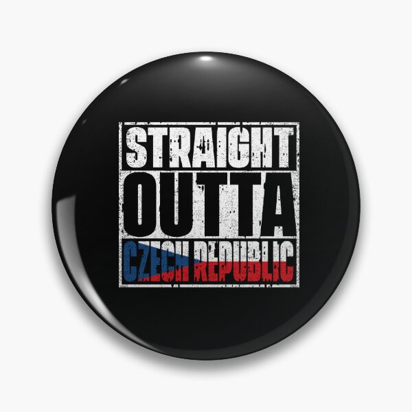 Item preview, Straight Outta Czech Republic Flag designed and sold by CosmoKitsch.