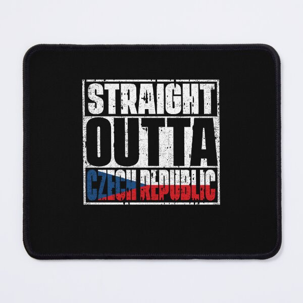 Item preview, Straight Outta Czech Republic Flag designed and sold by CosmoKitsch.