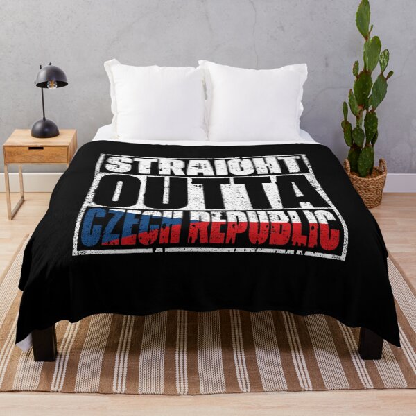 Item preview, Straight Outta Czech Republic Flag designed and sold by CosmoKitsch.