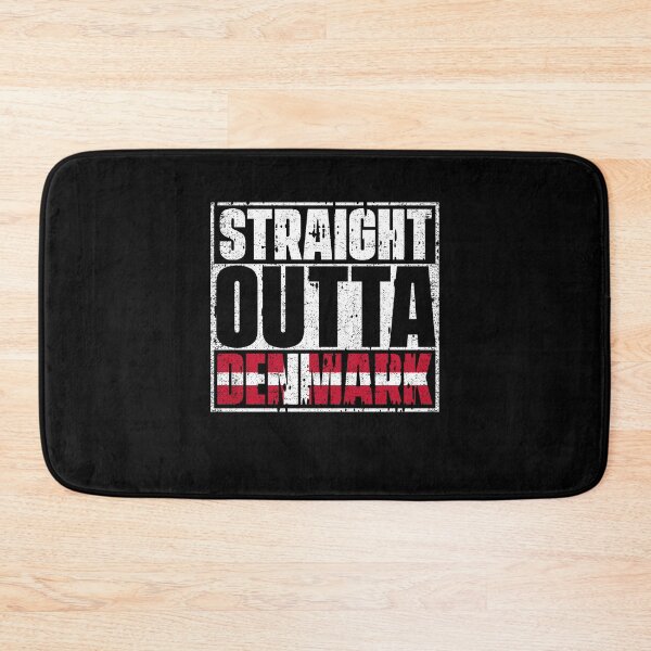 Item preview, Straight Outta Denmark Flag designed and sold by CosmoKitsch.
