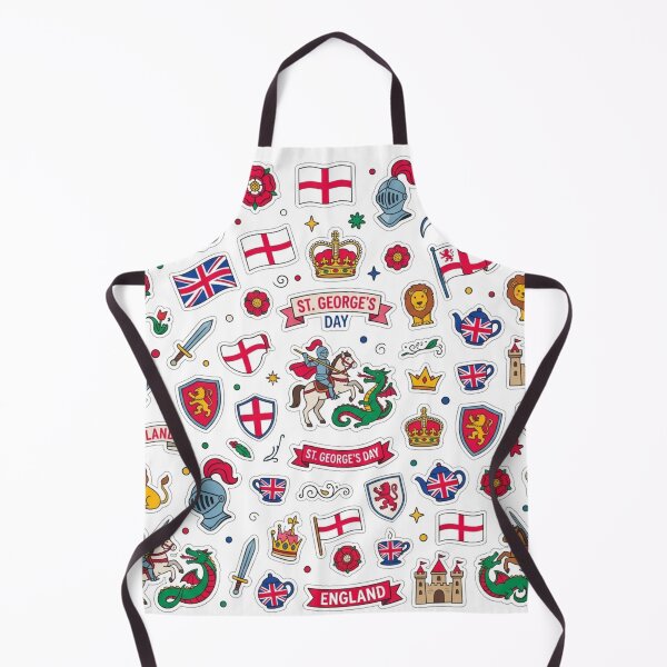 Item preview, Cute St. George's Day English Pride Scattered Sticker Sheet Art designed and sold by LABUTI-SHOP.