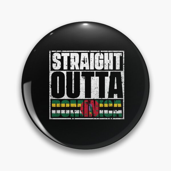Item preview, Straight Outta Dominica Flag designed and sold by CosmoKitsch.
