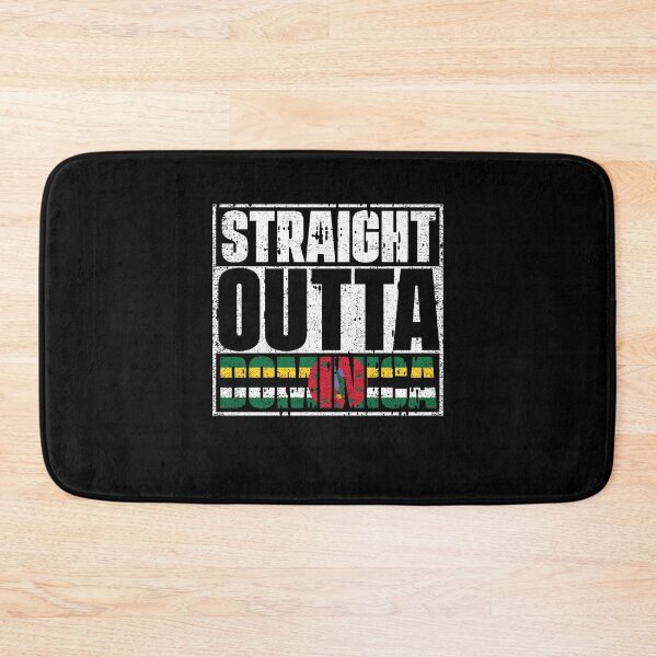 Item preview, Straight Outta Dominica Flag designed and sold by CosmoKitsch.