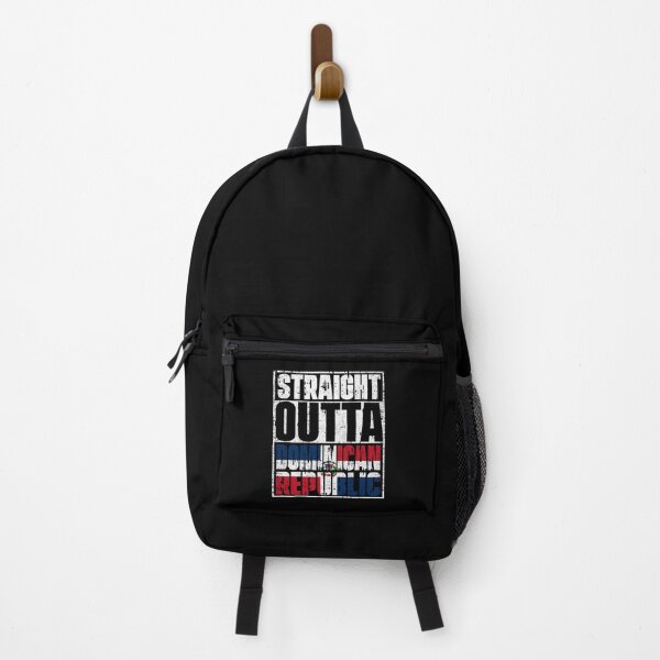 Item preview, Straight Outta Dominican Republic Flag designed and sold by CosmoKitsch.