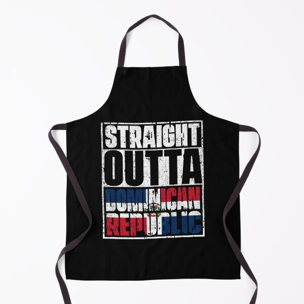 Item preview, Straight Outta Dominican Republic Flag designed and sold by CosmoKitsch.