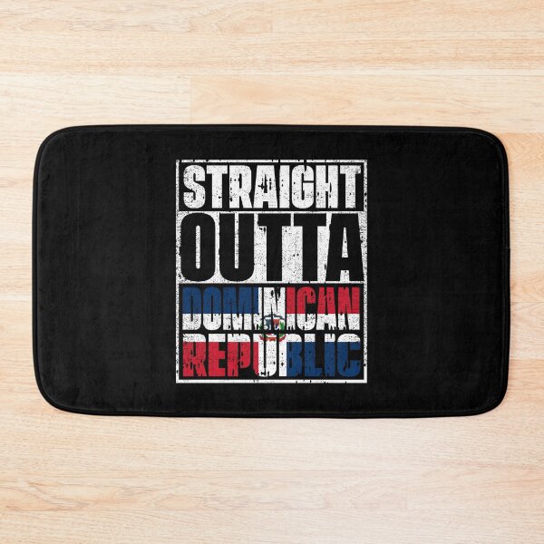 Item preview, Straight Outta Dominican Republic Flag designed and sold by CosmoKitsch.