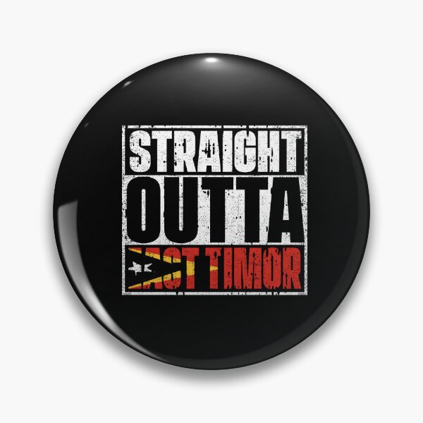 Item preview, Straight Outta East Timor Flag designed and sold by CosmoKitsch.