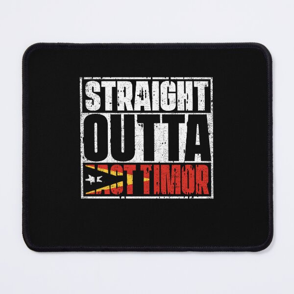 Item preview, Straight Outta East Timor Flag designed and sold by CosmoKitsch.