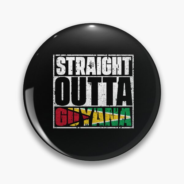 Item preview, Straight Outta Guyana Flag designed and sold by CosmoKitsch.