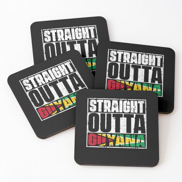 Item preview, Straight Outta Guyana Flag designed and sold by CosmoKitsch.