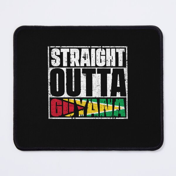 Item preview, Straight Outta Guyana Flag designed and sold by CosmoKitsch.