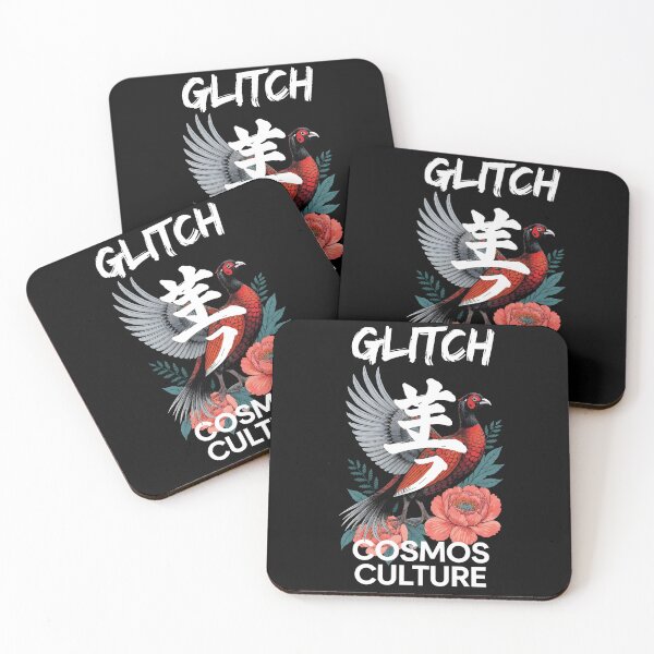 Item preview, Majestic Pheasant Glitch Streetwear - Japanese Kanji Floral Art designed and sold by ayatstudio.