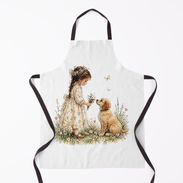 Item preview, Girl with Puppy designed and sold by Liededrom..