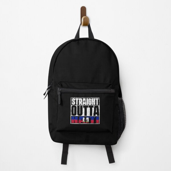 Item preview, Straight Outta Haiti Flag designed and sold by CosmoKitsch.