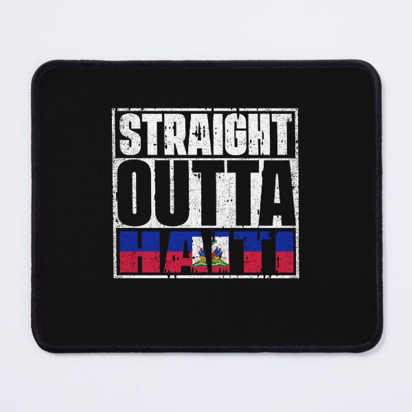 Item preview, Straight Outta Haiti Flag designed and sold by CosmoKitsch.