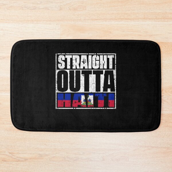 Item preview, Straight Outta Haiti Flag designed and sold by CosmoKitsch.