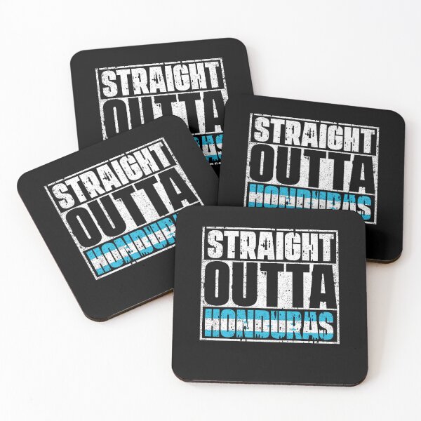 Item preview, Straight Outta Honduras Flag designed and sold by CosmoKitsch.