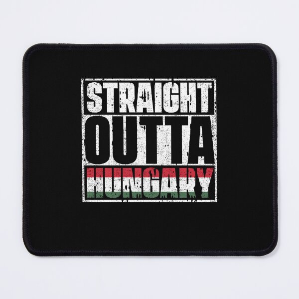 Item preview, Straight Outta Hungary Flag designed and sold by CosmoKitsch.