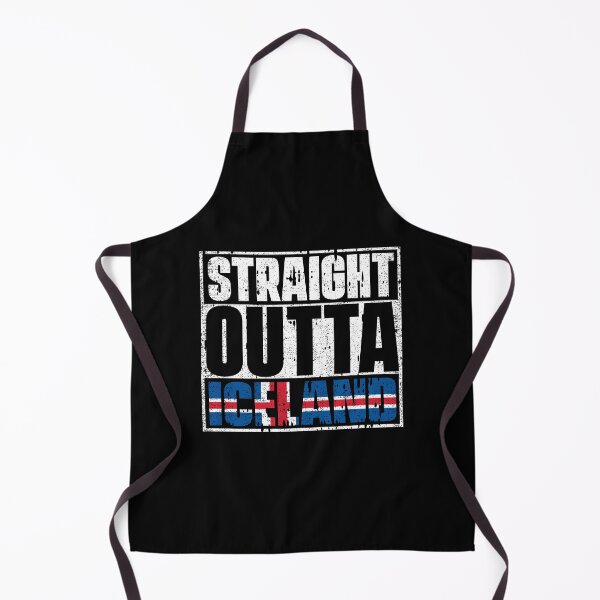 Item preview, Straight Outta Iceland Flag designed and sold by CosmoKitsch.