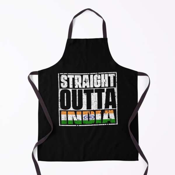 Item preview, Straight Outta India Flag designed and sold by CosmoKitsch.