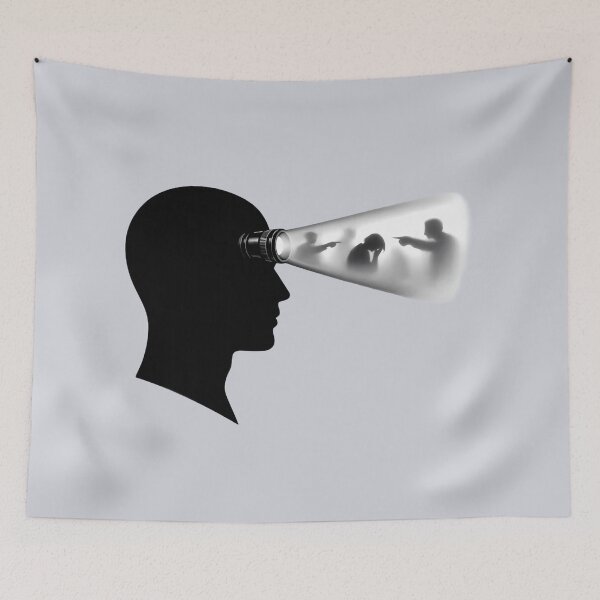 Item preview, Psychological Projection - Minimalist Conceptual Art designed and sold by PERSPECTIVERED.
