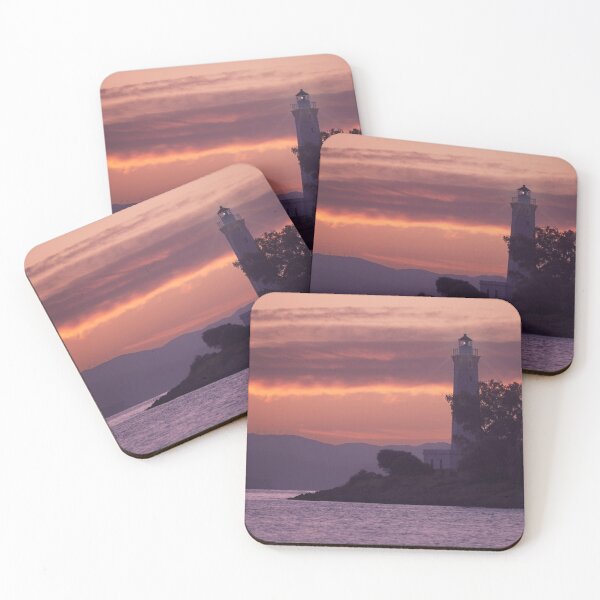 Item preview, Lighthouse at Sunrise Gytheio Greece designed and sold by PhotoArt by Joan Carroll.