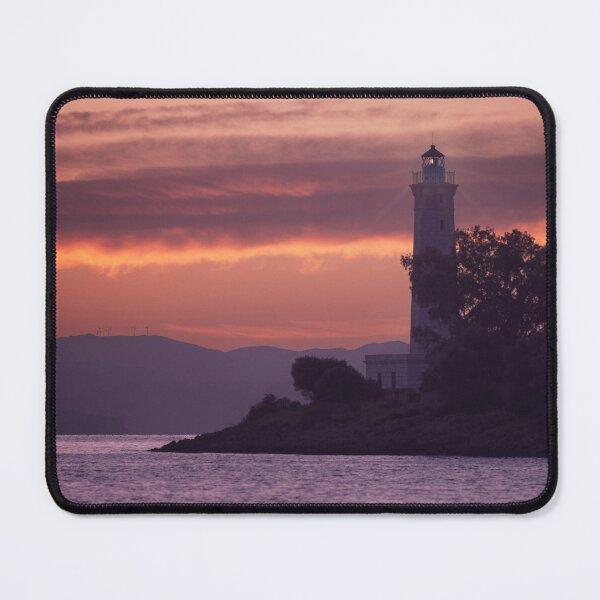 Item preview, Lighthouse at Sunrise Gytheio Greece designed and sold by PhotoArt by Joan Carroll.