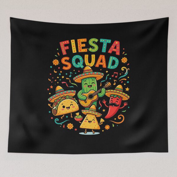 Item preview, Fiesta Squad Cinco De Mayo Mexican Party Celebration designed and sold by SofenArt.