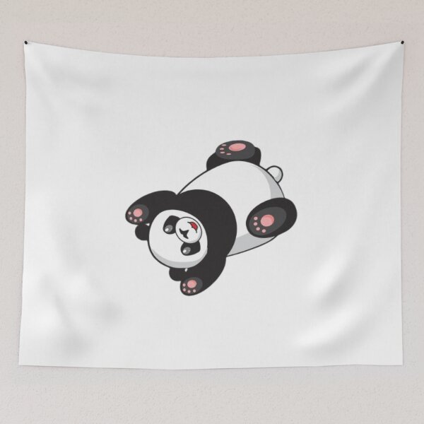 Item preview, Funny Panda Paws Up Rolling Kawaii | Lazy Relatable Panda Gift for Her | Chaotic Girl Panda Tee designed and sold by SOLIORA  ATELIER.