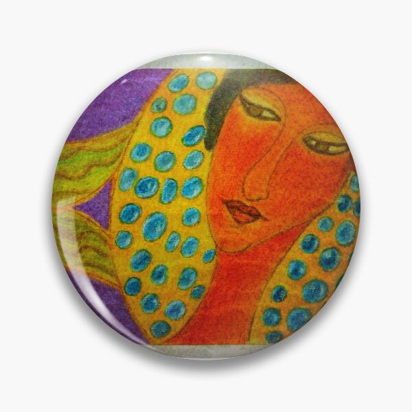 Item preview, Woman and gems portrait painting designed and sold by Nnone.