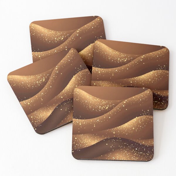Item preview, Luxury Modern Coffee Brown Gold Collection designed and sold by TrendyDesigne412.