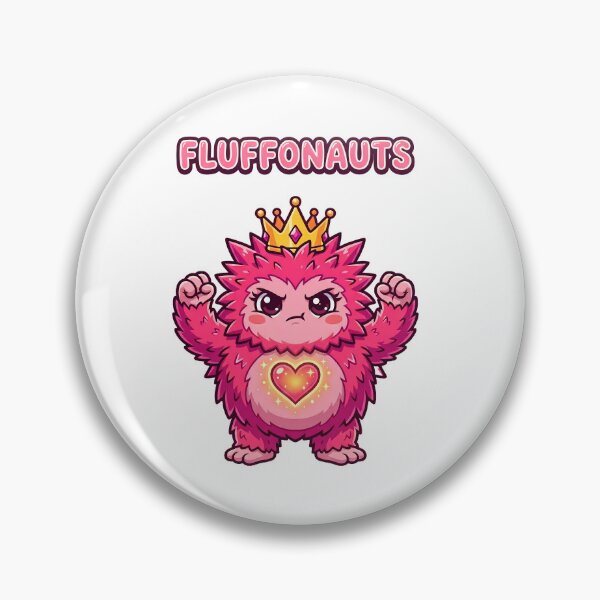 Item preview, Nova the Pink Power Fluffonaut - Brave Heart Alien designed and sold by TinyTheory.