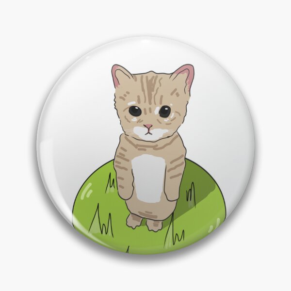 Item preview, Cute Cat and Grass designed and sold by ZwoToopia.
