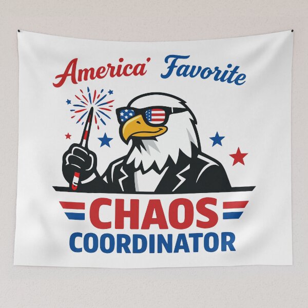 Item preview, America’s Favorite Chaos Coordinator Eagle Patriotic 4th of July Shirt designed and sold by Mikoff04-arts.