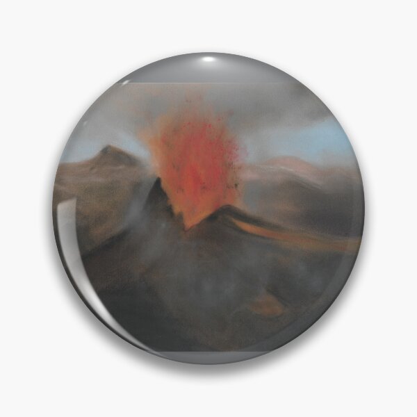Item preview, volcano mountain nature explosion designed and sold by ShePaintsMusic.