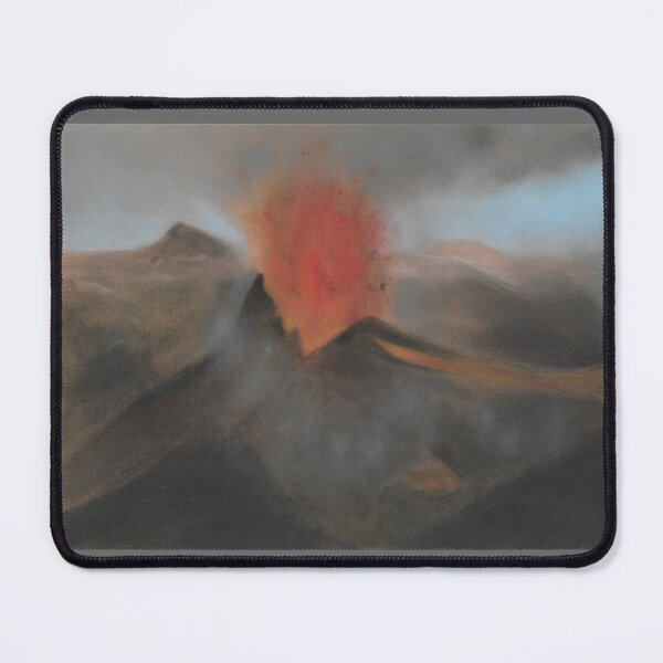 Item preview, volcano mountain nature explosion designed and sold by ShePaintsMusic.