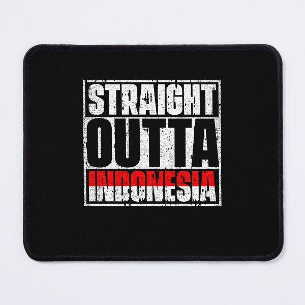 Item preview, Straight Outta Indonesia Flag designed and sold by CosmoKitsch.